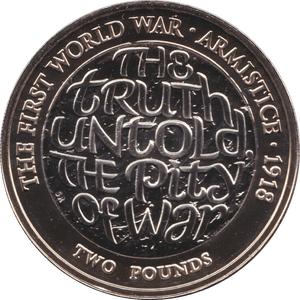 2018 TWO POUND £2 WW1 ARMISTICE BRILLIANT UNCIRCULATED BU - £2 BU - Cambridgeshire Coins