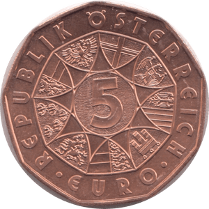 2019 5 EURO AUSTRIA - WORLD COINS - Cambridgeshire Coins
