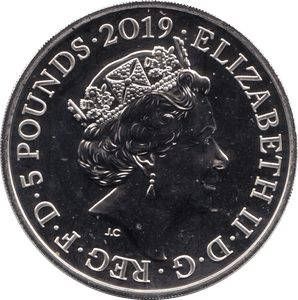 2019 BRILLIANT UNCIRCULATED £5 COIN CROWN JEWELS COIN BU - £5 BU - Cambridgeshire Coins