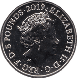 2019 BRILLIANT UNCIRCULATED £5 COIN CROWN JEWELS COIN BU - £5 BU - Cambridgeshire Coins