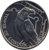 2019 BRILLIANT UNCIRCULATED £5 COIN TOWER OF LONDON RAVEN - £5 BU - Cambridgeshire Coins