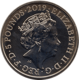 2019 BRILLIANT UNCIRCULATED £5 COIN TOWER OF LONDON RAVEN - £5 BU - Cambridgeshire Coins