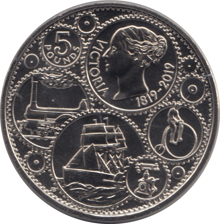 2019 BRILLIANT UNCIRCULATED £5 COIN VICTORIAN AGE - £5 BU - Cambridgeshire Coins