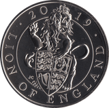 2019 BRILLIANT UNCIRCULATED £5 QUEENS BEASTS LION OF ENGLAND BU - £5 BU - Cambridgeshire Coins
