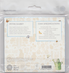 2019 BRILLIANT UNCIRCULATED 50P COIN BEATRIX POTTER PETER RABBIT SEALED - 50p BU Pack - Cambridgeshire Coins