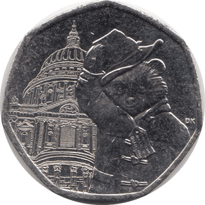 2019 CIRCULATED 50P PADDINGTON BEAR AT ST PAULS CATHEDRAL - 50P CIRCULATED - Cambridgeshire Coins