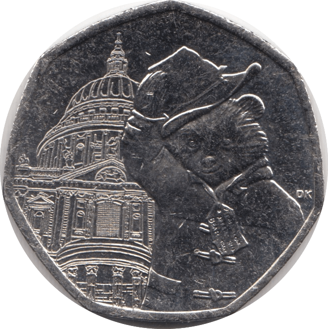 2019 CIRCULATED 50P PADDINGTON BEAR AT ST PAULS CATHEDRAL - 50P CIRCULATED - Cambridgeshire Coins