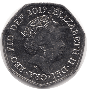 2019 CIRCULATED 50P SHIELD COAT OF ARMS - 50P CIRCULATED - Cambridgeshire Coins