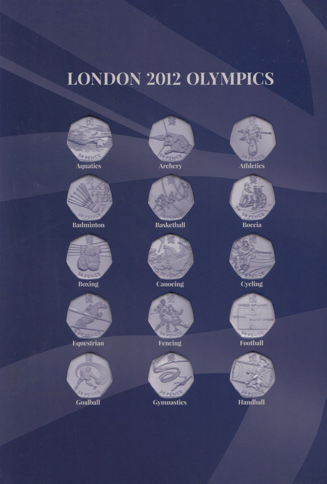 ロンドンオリンピック 2012 50p Sports Collection 2011 London Olympic 2012 Sports Collection Wrestling 50p