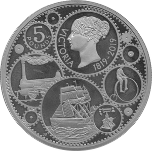 2019 FIVE POUND £5 PROOF COIN PROOF VICTORIA 200th ANNIVERSARY - £5 Proof - Cambridgeshire Coins