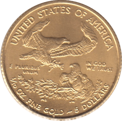 2019 GOLD FIVE DOLLARS USA - Gold World Coins - Cambridgeshire Coins