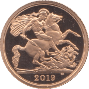 2019 GOLD HALF SOVEREIGN ( PROOF ) - Half Sovereign - Cambridgeshire Coins