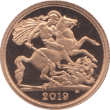 2019 GOLD HALF SOVEREIGN ( PROOF ) - Half Sovereign - Cambridgeshire Coins