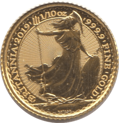 2019 GOLD PROOF 10 POUNDS 1/10 OUNCE BRITANNIA - GOLD BRITANNIAS - Cambridgeshire Coins
