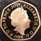 2019 Gold Proof 50p Fifty Pence Coin Paddington St Pauls Cathedral BOX + COA - Gold Proof 50p - Cambridgeshire Coins