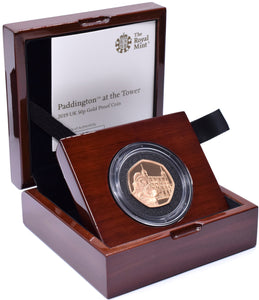 2019 Gold Proof 50p Fifty Pence Coin Paddington Tower of London BOX + COA - Gold Proof 50p - Cambridgeshire Coins
