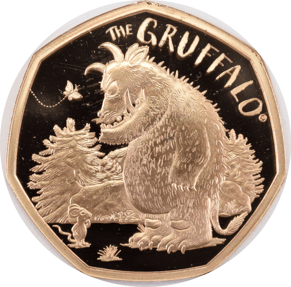 2019 Gold Proof Gruffalo And Mouse 50p Coin BOX + COA Royal Mint - Gold Proof 50p - Cambridgeshire Coins