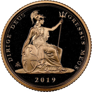 2019 GOLD PROOF QUARTER SOVEREIGN QUEEN VICTORIA 200TH ANNIVERSARY NGC PF 70 ULTRA CAMEO 02 - NGC CERTIFIED COINS - Cambridgeshire Coins