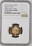 2019 GOLD PROOF SOVEREIGN QUEEN VICTORIA NGC PF 70 ULTRA CAMEO - NGC CERTIFIED COINS - Cambridgeshire Coins