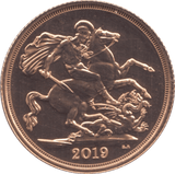 2019 GOLD SOVEREIGN ( BU ) - Sovereign - Cambridgeshire Coins