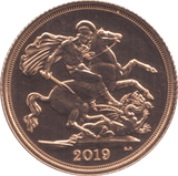 2019 GOLD SOVEREIGN ( BU ) - Sovereign - Cambridgeshire Coins