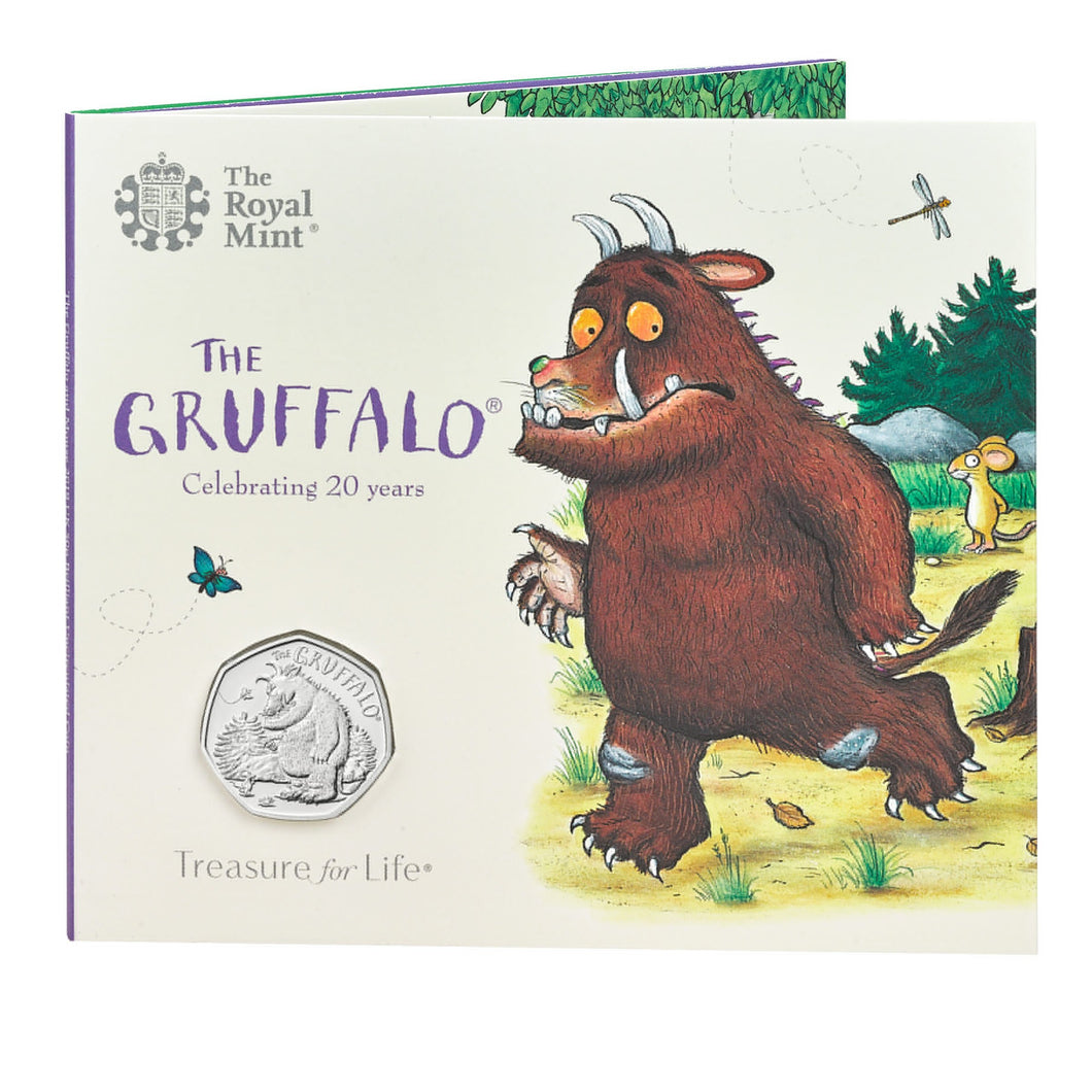 2019 NEW Fifty Pence 50p The Gruffalo & Mouse Brilliant Uncirculated BU Pack - 50p BU Pack - Cambridgeshire Coins