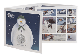 2019 NEW The Snowman and James 50p Fifty Pence Coin Brilliant Uncirculated BU - Cambridgeshire Coins