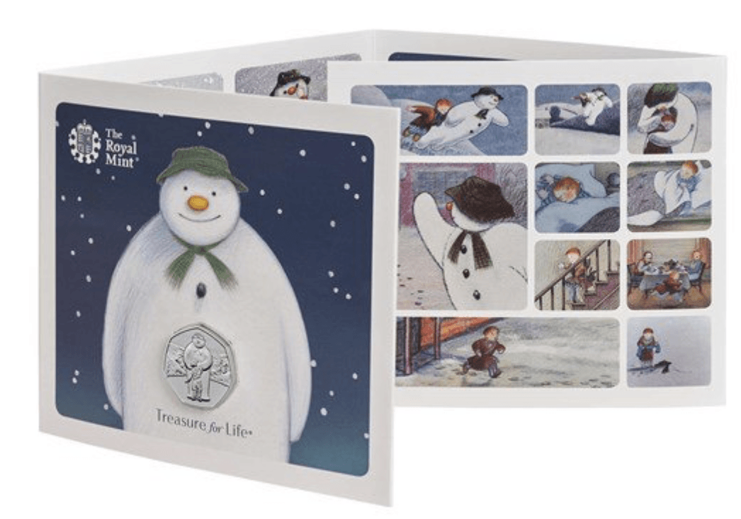 2019 NEW The Snowman and James 50p Fifty Pence Coin Brilliant Uncirculated BU - Cambridgeshire Coins