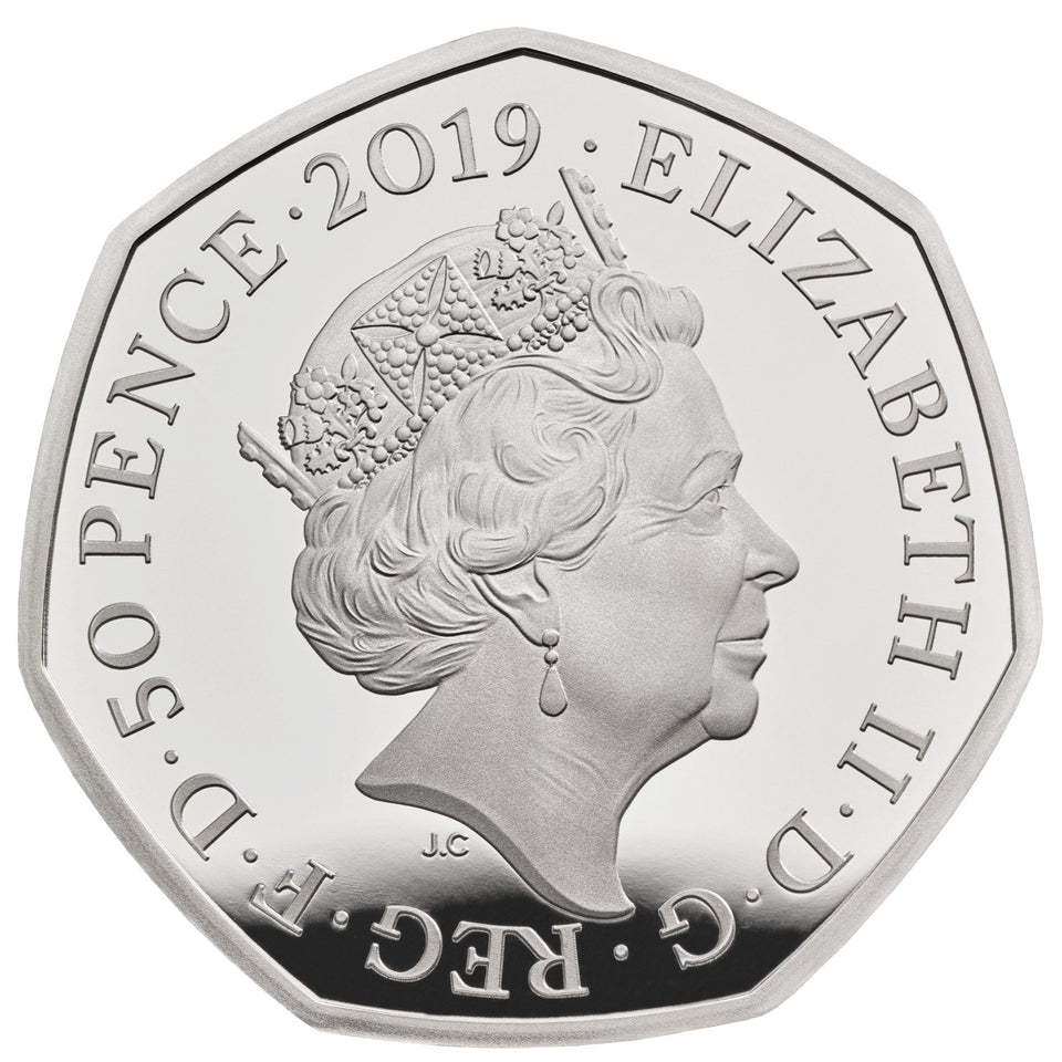 2019 NEW ! The Snowman & James Silver Proof 50p Fifty Pence BOX + COA RARE XMAS - Silver Proof 50p - Cambridgeshire Coins