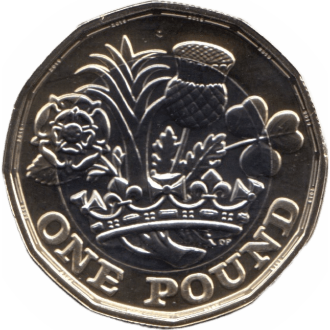 2019 ONE POUND £1 BRILLIANT UNCIRCULATED BU - £1 BU - Cambridgeshire Coins