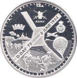 2019 SILVER ALDERNEY D DAY 75TH ANNIVERSARY 50P ( PROOF ) - SILVER WORLD COINS - Cambridgeshire Coins