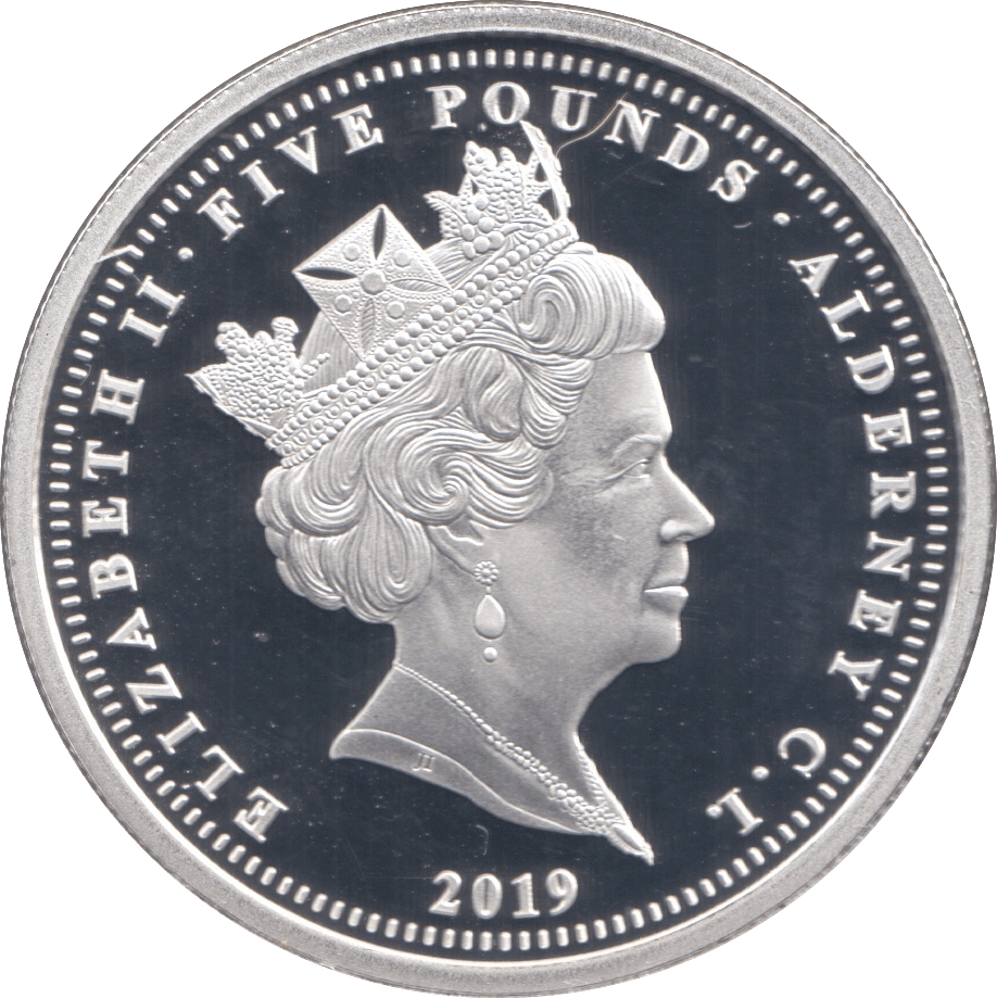 2019 SILVER ALDERNEY D DAY 75TH ANNIVERSARY 50P ( PROOF ) - SILVER WORLD COINS - Cambridgeshire Coins