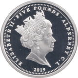 2019 SILVER ALDERNEY D DAY 75TH ANNIVERSARY 50P ( PROOF ) - SILVER WORLD COINS - Cambridgeshire Coins