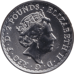 2019 SILVER BRITANNIA ONE OUNCE TWO POUNDS - Cambridgeshire Coins