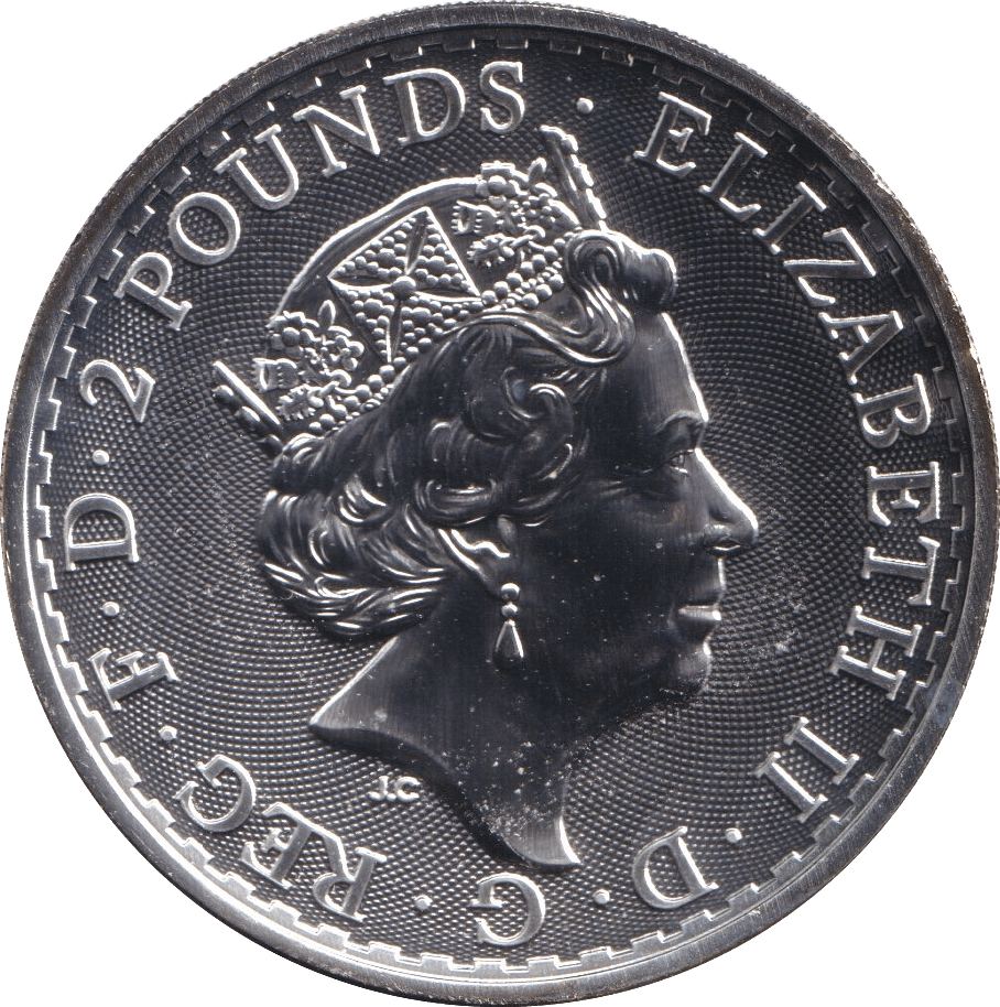 2019 SILVER BRITANNIA ONE OUNCE TWO POUNDS - Cambridgeshire Coins