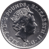 2019 SILVER BRITANNIA ONE OUNCE TWO POUNDS - Cambridgeshire Coins