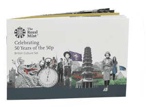 2019 Silver Proof 50 Years of the 50p Fifty Pence Royal Mint Proof Coin Set KEW - Silver Proof - Cambridgeshire Coins