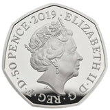 2019 Silver Proof 50p Fifty Pence Wallace & Gromit Royal Mint Coloured BOX + COA - Silver Proof 50p - Cambridgeshire Coins