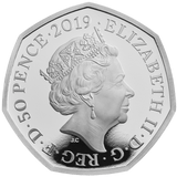 2019 Silver Proof Stephen Hawking 50p Royal Mint BOX + COA - Silver Proof 50p - Cambridgeshire Coins
