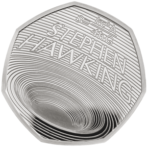 2019 Silver Proof Stephen Hawking 50p Royal Mint BOX + COA - Silver Proof 50p - Cambridgeshire Coins