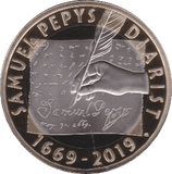 2019 TWO POUND £2 PROOF COIN SAMUEL PEPYS DIARIES - £2 Proof - Cambridgeshire Coins