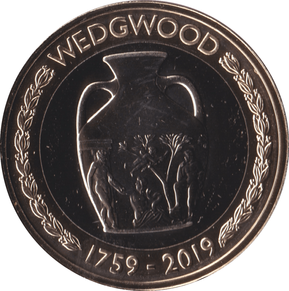 2019 TWO POUND £2 WEDGWOOD BRILLIANT UNCIRCULATED BU - £2 BU - Cambridgeshire Coins