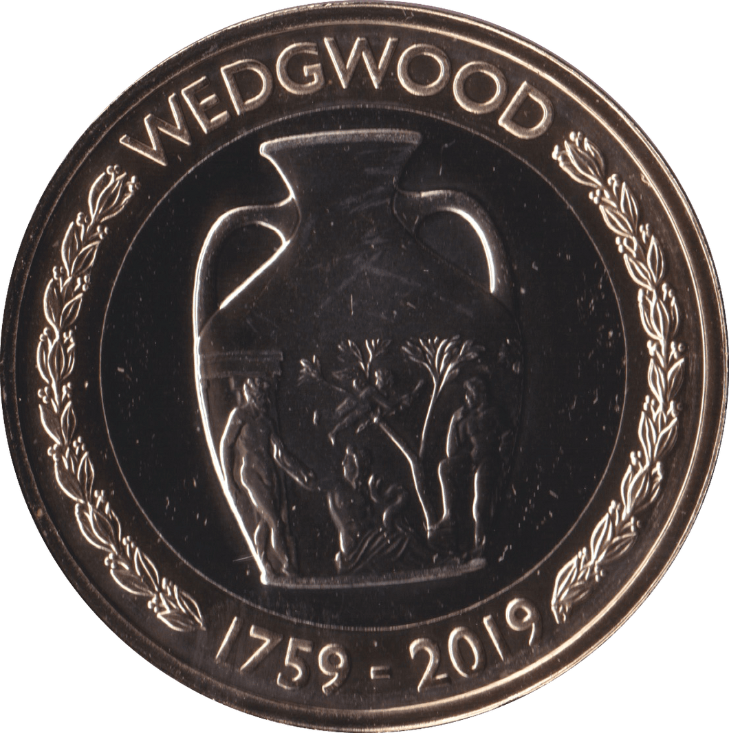 2019 TWO POUND £2 WEDGWOOD BRILLIANT UNCIRCULATED BU - £2 BU - Cambridgeshire Coins