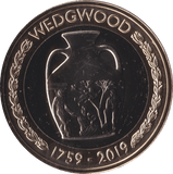 2019 TWO POUND £2 WEDGWOOD BRILLIANT UNCIRCULATED BU - £2 BU - Cambridgeshire Coins