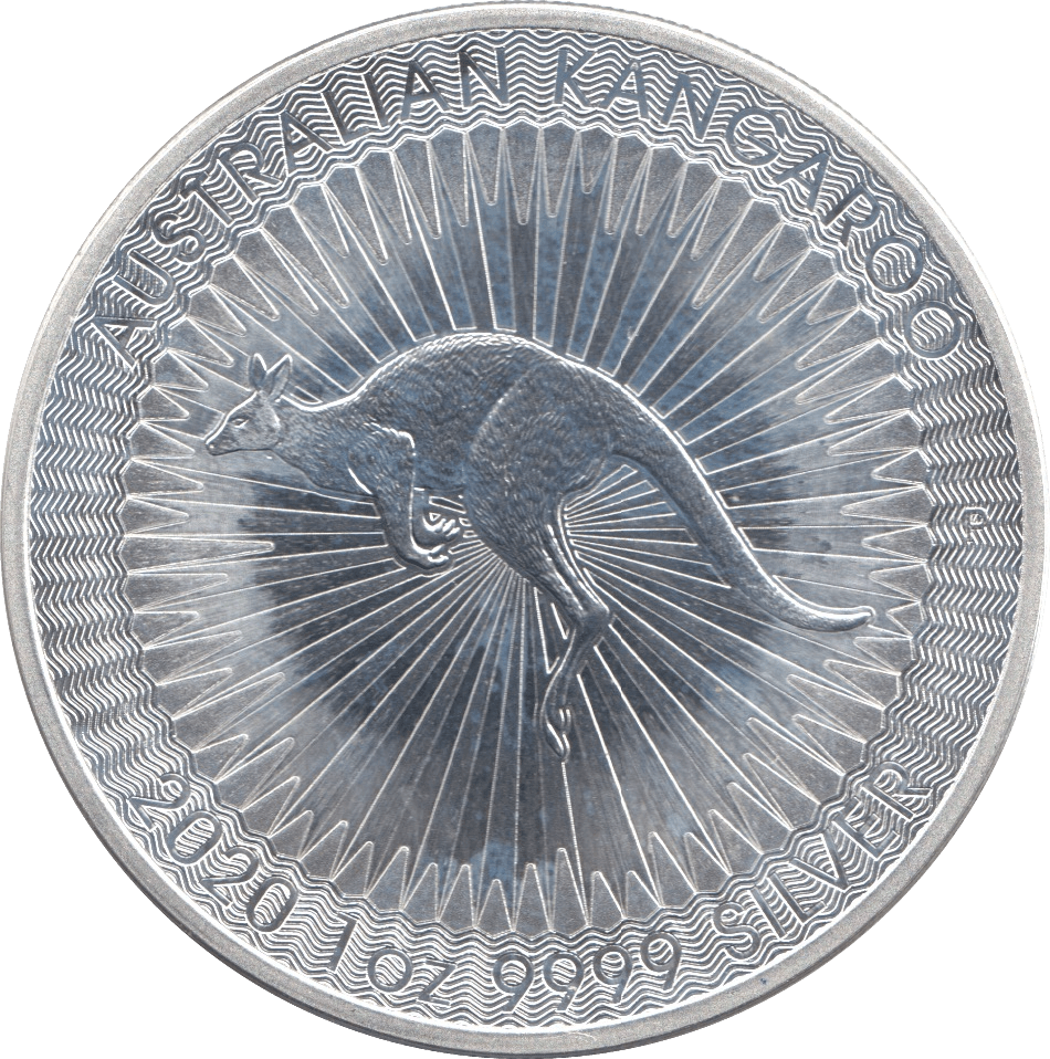 2020 1oz .999 SILVER AUSTRALIAN KANGAROO 1 DOLLAR COIN - WORLD SILVER COINS - Cambridgeshire Coins