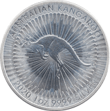 2020 1oz .999 SILVER AUSTRALIAN KANGAROO 1 DOLLAR COIN - WORLD SILVER COINS - Cambridgeshire Coins