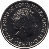 2020 BRILLIANT UNCIRCULATED £5 COIN BOND, JAMES BOND COIN BU - £5 BU - Cambridgeshire Coins