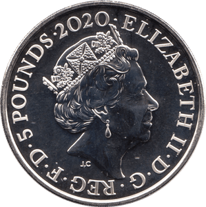 2020 BRILLIANT UNCIRCULATED £5 COIN MY LIBERTIE DENIED COIN BU - £5 BU - Cambridgeshire Coins