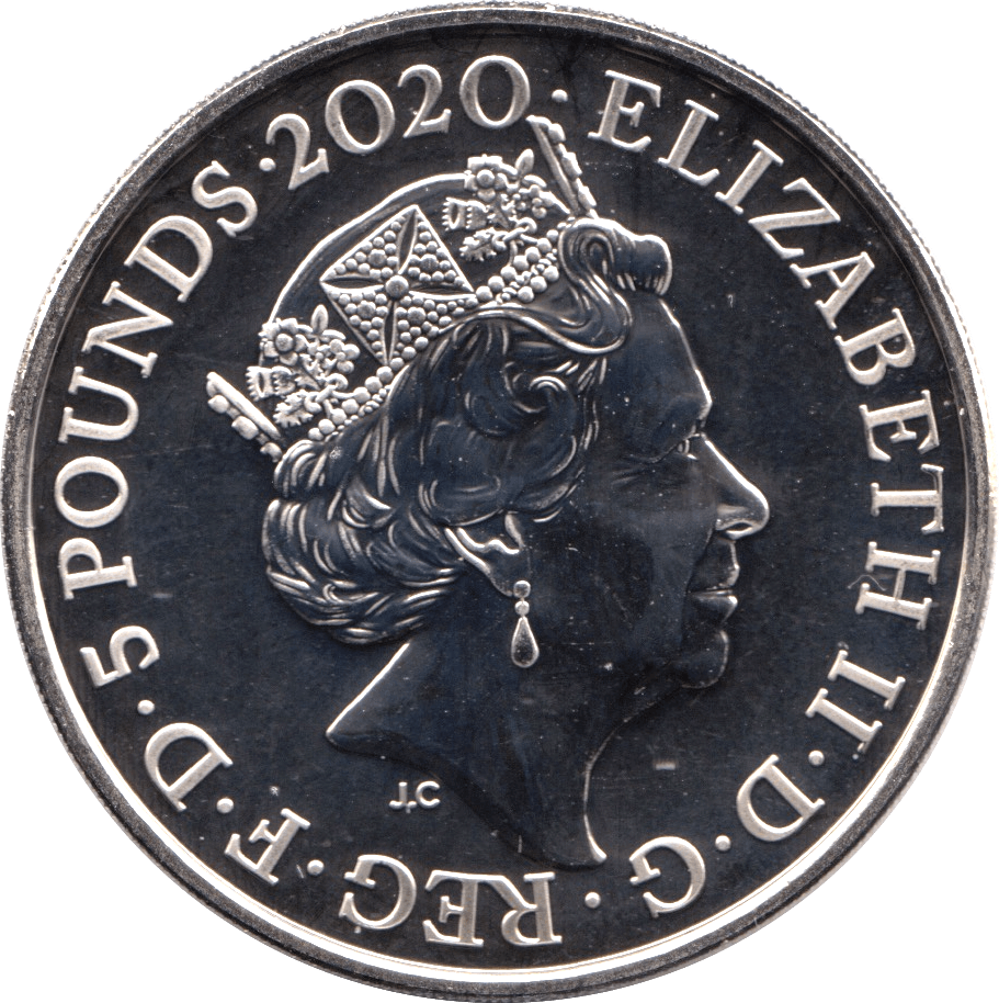 2020 BRILLIANT UNCIRCULATED £5 COIN MY LIBERTIE DENIED COIN BU - £5 BU - Cambridgeshire Coins