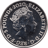 2020 BRILLIANT UNCIRCULATED £5 COIN MY LIBERTIE DENIED COIN BU - £5 BU - Cambridgeshire Coins